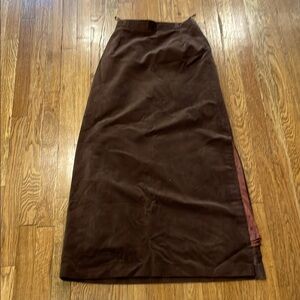 Vintage Elegant Brown Women's Skirt